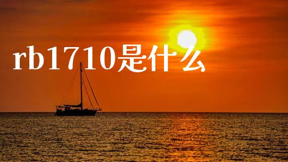 rb1710是什么_https://www.fsyjjx.cn_期货在线_第1张
