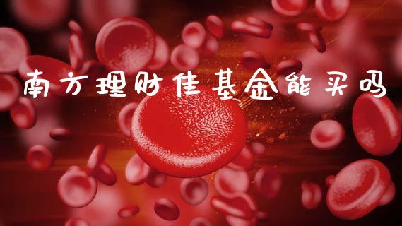 南方理财佳基金能买吗_https://www.fsyjjx.cn_问财精选_第1张
