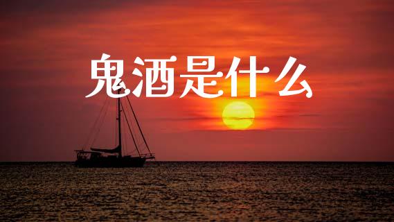 鬼酒是什么_https://www.fsyjjx.cn_股票指导_第1张
