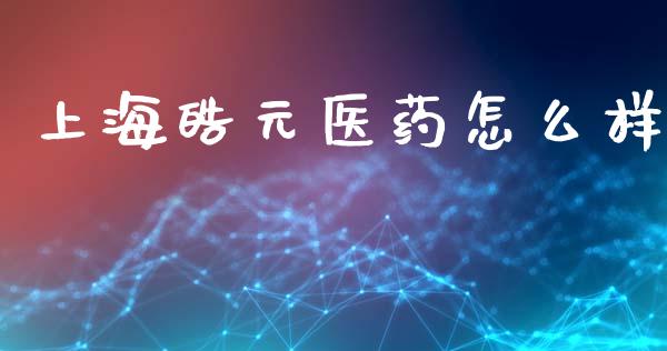 上海皓元医药怎么样_https://www.fsyjjx.cn_理财资讯_第1张