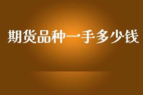 期货品种一手多少钱_https://www.fsyjjx.cn_期货资讯_第1张