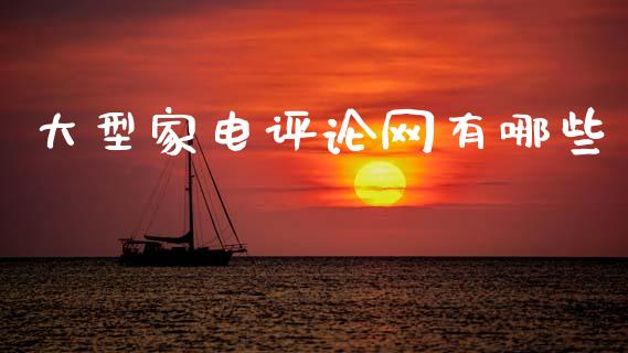 大型家电评论网有哪些_https://www.fsyjjx.cn_期货在线_第1张