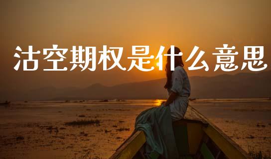 沽空期权是什么意思_https://www.fsyjjx.cn_理财资讯_第1张