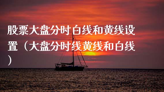 股票大盘分时白线和黄线设置（大盘分时线黄线和白线）_https://www.fsyjjx.cn_股市分析_第1张