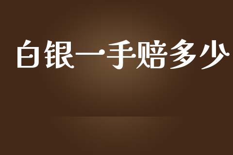 白银一手赔多少_https://www.fsyjjx.cn_理财资讯_第1张