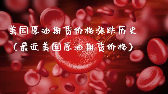 美国原油期货价格涨跌历史（最近美国原油期货价格）_https://www.fsyjjx.cn_期货研报_第1张