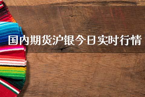 国内期货沪银今日实时行情_https://www.fsyjjx.cn_期货资讯_第1张