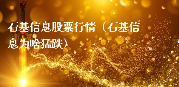 石基信息股票行情（石基信息为啥猛跌）_https://www.fsyjjx.cn_股市分析_第1张
