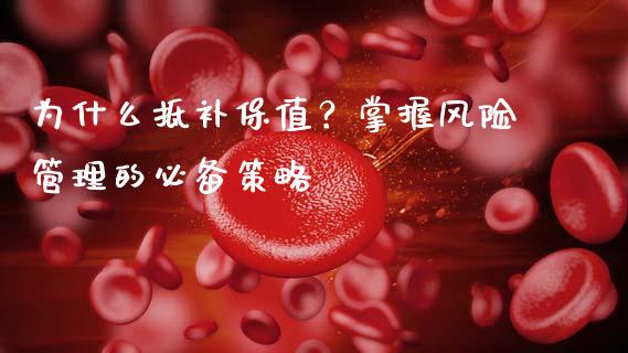 为什么抵补保值？掌握风险管理的必备策略_https://www.fsyjjx.cn_期货在线_第1张