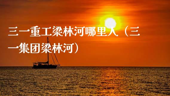 三一重工梁林河哪里人（三一集团梁林河）_https://www.fsyjjx.cn_股指期货_第1张