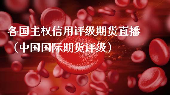 各国主权信用评级期货直播（中国国际期货评级）_https://www.fsyjjx.cn_期货在线_第1张