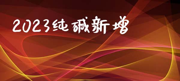 2023纯碱新增_https://www.fsyjjx.cn_期货资讯_第1张