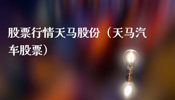 股票行情天马股份（天马汽车股票）_https://www.fsyjjx.cn_股票指导_第1张