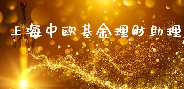 上海中欧基金理财助理_https://www.fsyjjx.cn_问财精选_第1张