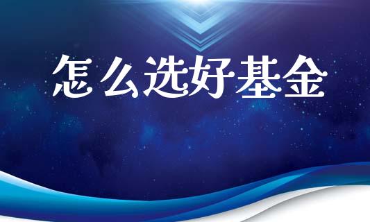 怎么选好基金_https://www.fsyjjx.cn_期货资讯_第1张