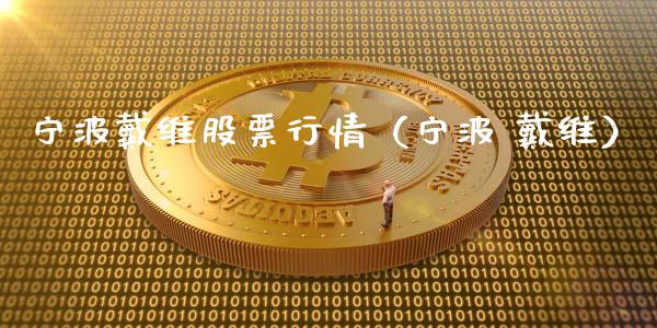 宁波戴维股票行情（宁波 戴维）_https://www.fsyjjx.cn_股票指导_第1张