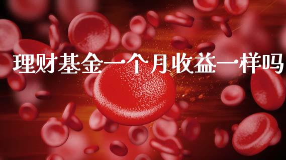 理财基金一个月收益一样吗_https://www.fsyjjx.cn_理财资讯_第1张