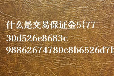 什么是交易保证金5%-20%？全面解析与风险提示_https://www.fsyjjx.cn_期货资讯_第1张