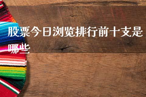 股票今日浏览排行前十支是哪些_https://www.fsyjjx.cn_股市分析_第1张