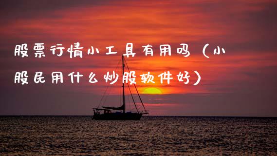 股票行情小工具有用吗（小股民用什么炒股软件好）_https://www.fsyjjx.cn_股票指导_第1张