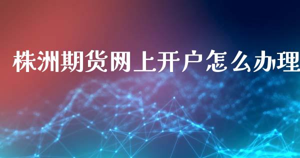株洲期货网上开户怎么办理_https://www.fsyjjx.cn_期货资讯_第1张
