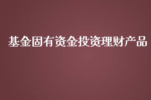 基金固有资金投资理财产品_https://www.fsyjjx.cn_理财资讯_第1张