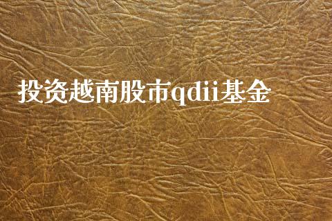投资越南股市qdii基金_https://www.fsyjjx.cn_理财资讯_第1张