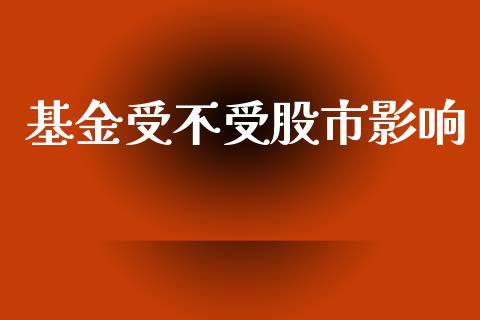基金受不受股市影响_https://www.fsyjjx.cn_理财资讯_第1张