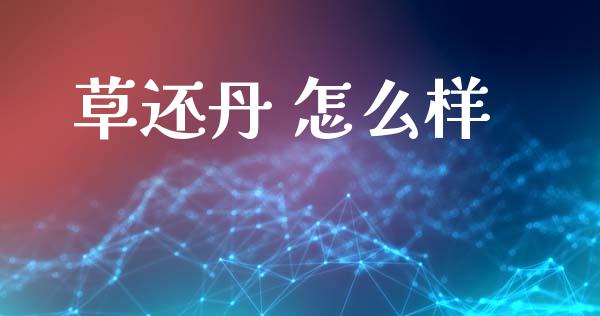 草还丹 怎么样_https://www.fsyjjx.cn_股指期货_第1张