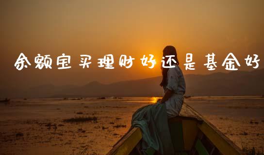 余额宝买理财好还是基金好_https://www.fsyjjx.cn_问财精选_第1张