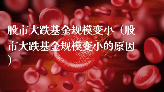 股市大跌基金规模变小（股市大跌基金规模变小的原因）_https://www.fsyjjx.cn_理财资讯_第1张