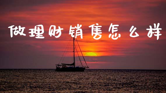 做理财销售怎么样_https://www.fsyjjx.cn_理财资讯_第1张