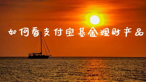 如何看支付宝基金理财产品_https://www.fsyjjx.cn_问财精选_第1张