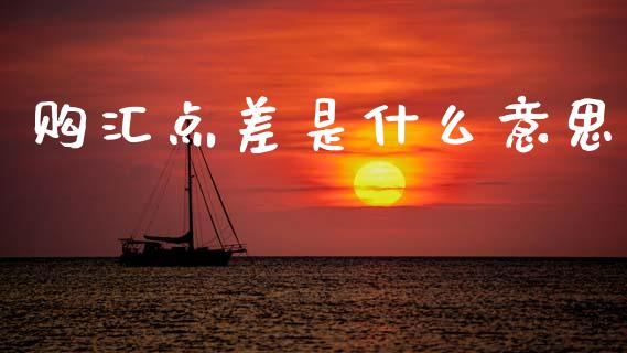 购汇点差是什么意思_https://www.fsyjjx.cn_股票指导_第1张