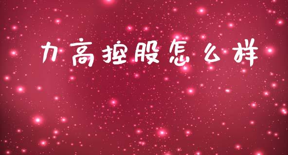 力高控股怎么样_https://www.fsyjjx.cn_股票指导_第1张