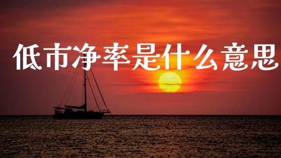 低市净率是什么意思_https://www.fsyjjx.cn_期货资讯_第1张