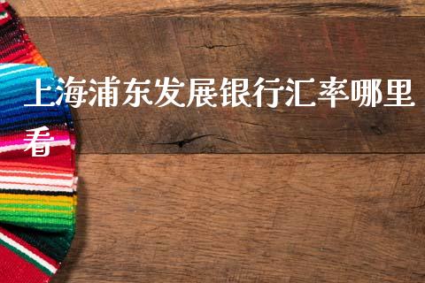 上海浦东发展银行汇率哪里看_https://www.fsyjjx.cn_股市分析_第1张