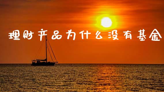 理财产品为什么没有基金_https://www.fsyjjx.cn_问财精选_第1张