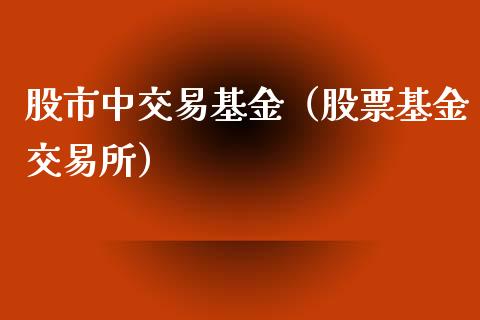 股市中交易基金（股票基金交易所）_https://www.fsyjjx.cn_问财精选_第1张