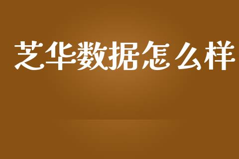 芝华数据怎么样_https://www.fsyjjx.cn_股票指导_第1张
