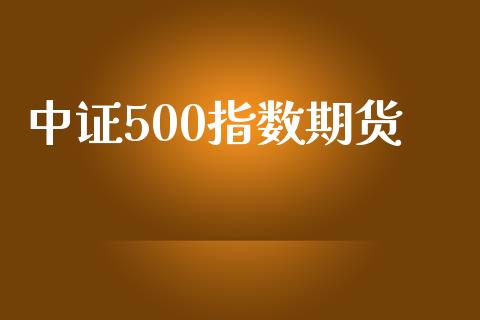 中证500指数期货_https://www.fsyjjx.cn_理财资讯_第1张