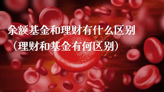 余额基金和理财有什么区别（理财和基金有何区别）_https://www.fsyjjx.cn_理财资讯_第1张