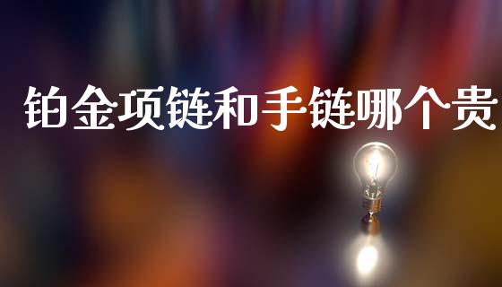 铂金项链和手链哪个贵_https://www.fsyjjx.cn_期货资讯_第1张