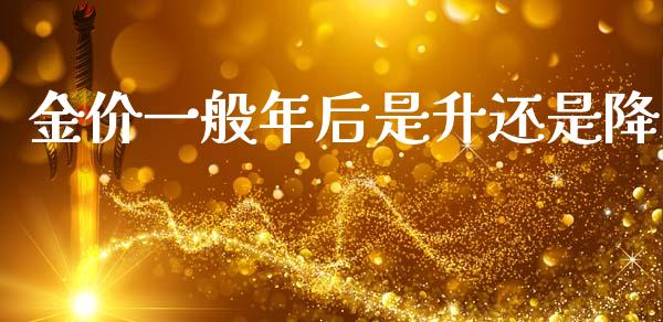 金价一般年后是升还是降_https://www.fsyjjx.cn_期货研报_第1张
