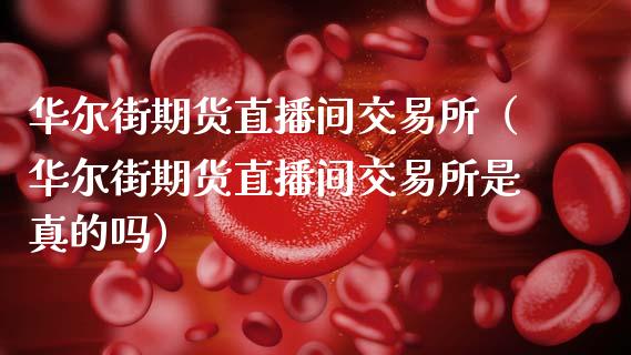 华尔街期货直播间交易所（华尔街期货直播间交易所是真的吗）_https://www.fsyjjx.cn_期货在线_第1张