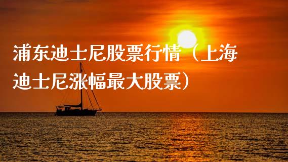 浦东迪士尼股票行情（上海迪士尼涨幅最大股票）_https://www.fsyjjx.cn_股票指导_第1张