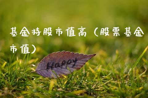 基金持股市值高（股票基金市值）_https://www.fsyjjx.cn_理财资讯_第1张