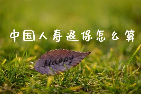 中国人寿退保怎么算_https://www.fsyjjx.cn_股指期货_第1张