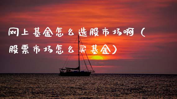 网上基金怎么选股市场啊（股票市场怎么买基金）_https://www.fsyjjx.cn_理财资讯_第1张