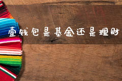 壹钱包是基金还是理财_https://www.fsyjjx.cn_问财精选_第1张
